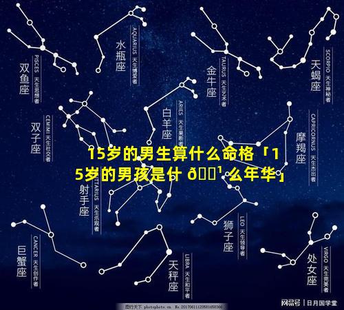 15岁的男生算什么命格「15岁的男孩是什 🌹 么年华」